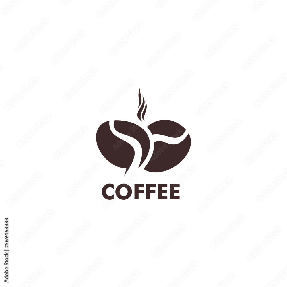 coffee logo vector, cafe or coffee shop logo icon coffee logo vector, cafe or coffee shop logo icon