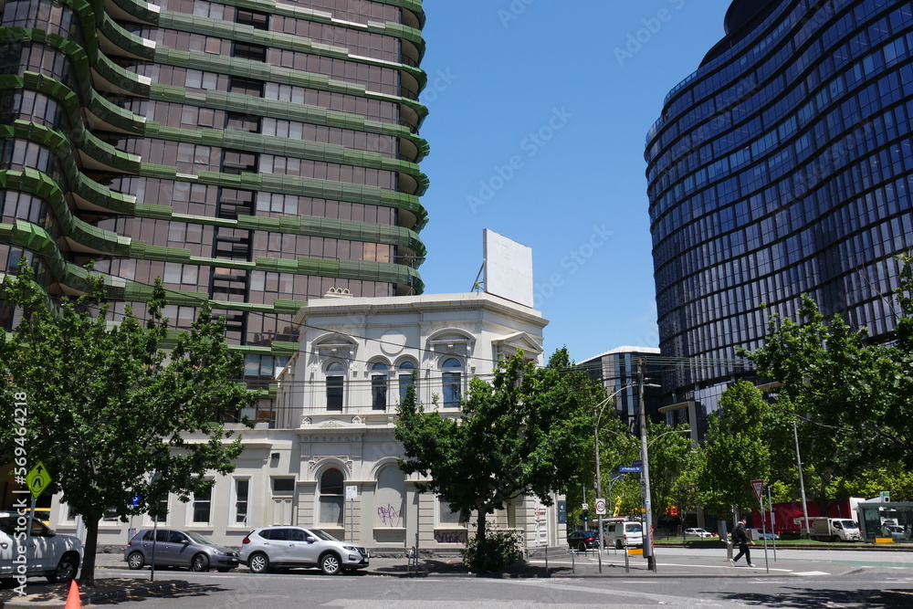 Alte und moderne Architektur in Melbourne