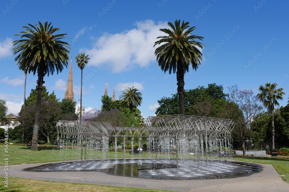 Coles Fountain in Melbourne