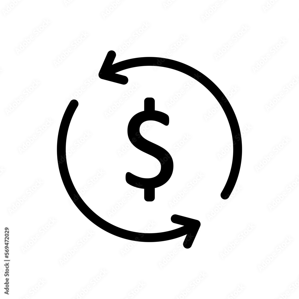 money back refund investment icon money back refund investment icon