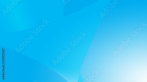 Soft gradients of the abstract background. Beautiful modern curved light blue graphics.
