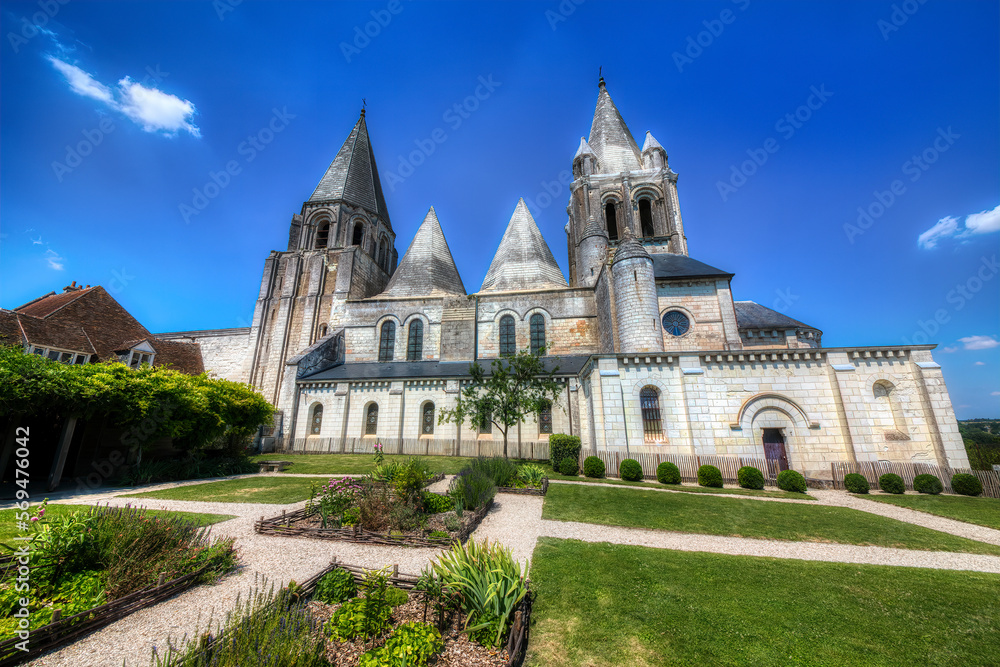 The Church of Saint-Ours in Loches, Loire Valley, France