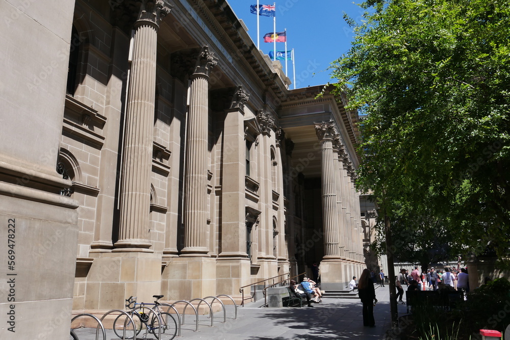 Victoria Library in Melbourne Staatsbibliothek