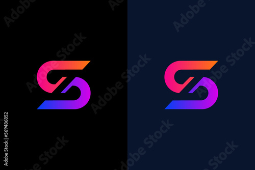 Initial Letter S & Z Monogram Logo Template