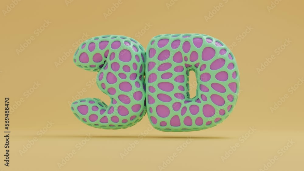 Loop 3d animation of a 3d graphics symbol, 3D text. The text changes shape and is in a grid with cells of different sizes. Abstract 3d idea. Loop 3d animation of a 3d graphics symbol, 3D text. The text changes shape and is in a grid with cells of different sizes. Abstract 3d idea.