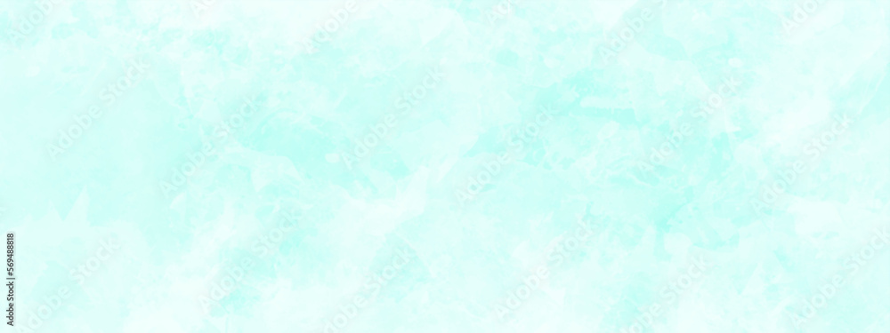 Obraz premium blue green watercolor background scratch grunge marble pattern tiles interior outdoor banner winter love pace of mind banner crack white smoke effect stylish wallpaper image cover page template art 