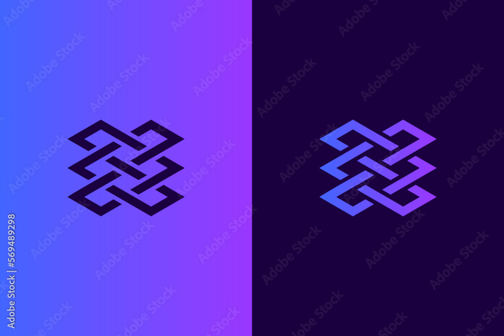 Abstract Infinity Logo Template Abstract Infinity Logo Template