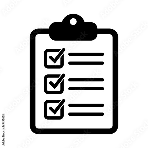 Project management icon. Clipboard and checklist icon. To do list vector icon for web site and app design.