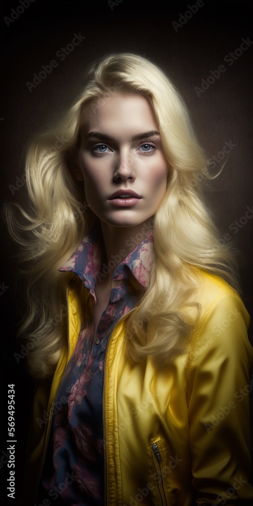 Hübsche blonde Frau aus Holland Portrait, ai generativ Hübsche blonde Frau aus Holland Portrait, ai generativ