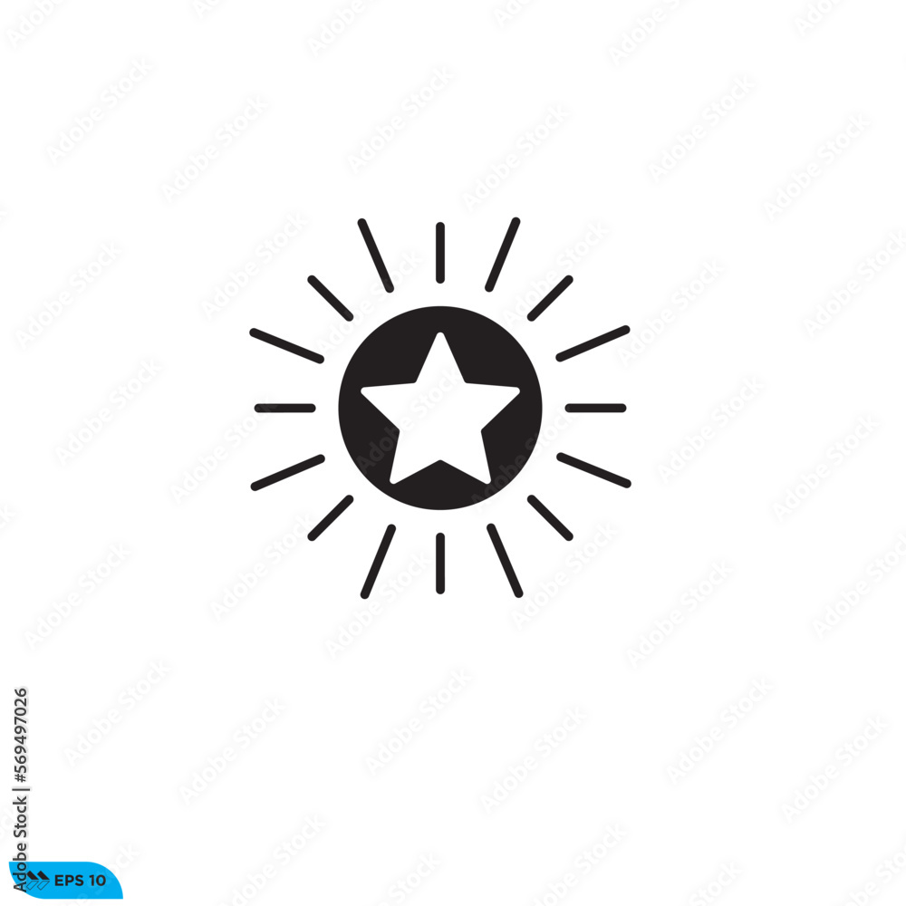 Icon vector graphic of Star solid Icon vector graphic of Star solid