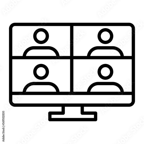 video conference icon