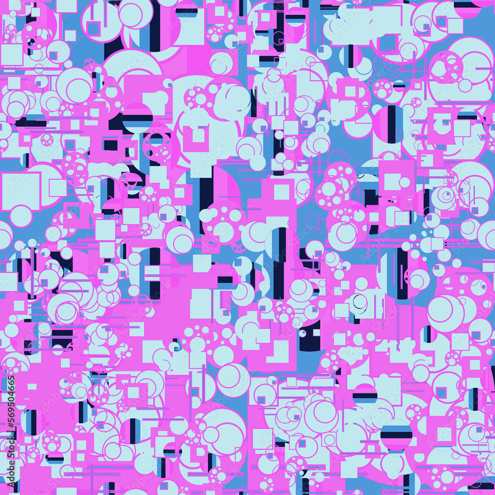 Pink Rules The Bubbles Abstract Illustration Pink Rules The Bubbles Abstract Illustration