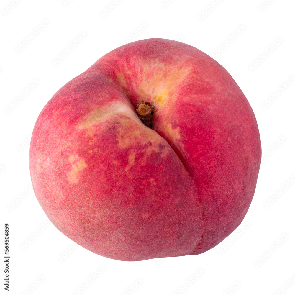 Ripe juicy peaches fruit isolated on a transparent background Ripe juicy peaches fruit isolated on a transparent background