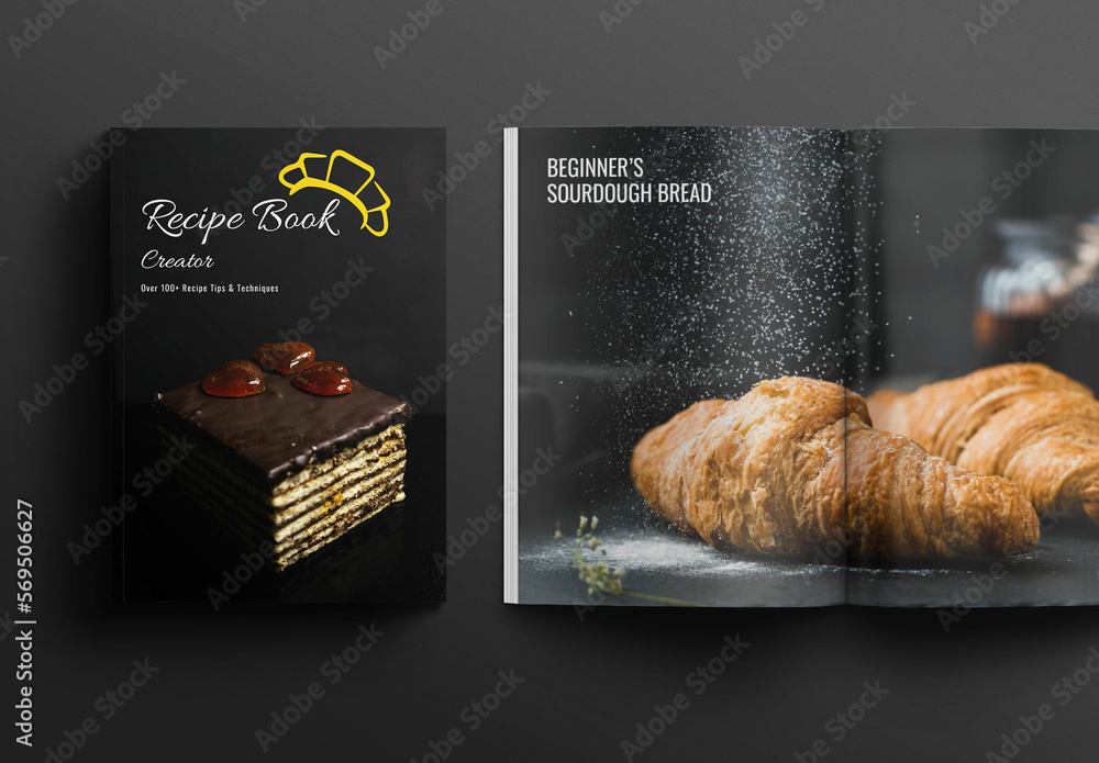 Recipe Book Creator Template Stock Template Adobe Stock Recipe Book Creator Template Stock Template Adobe Stock