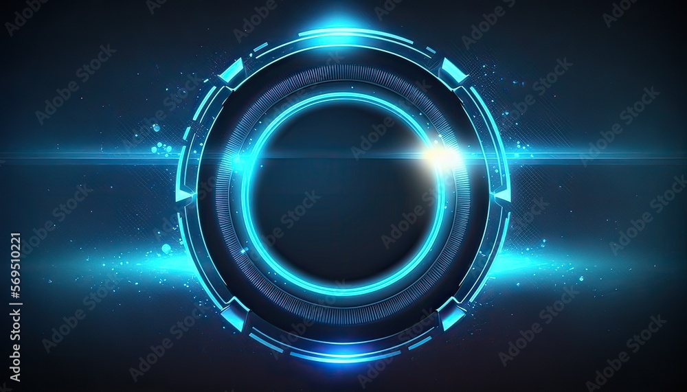 Abstract futuristic circles. Science technology machine. Graphic concept for your design Abstract futuristic circles. Science technology machine. Graphic concept for your design