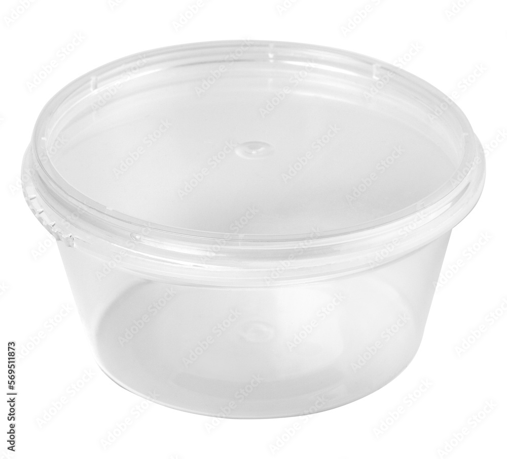 view of empty plastic jar