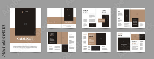 professional minimal a4 catalog product template