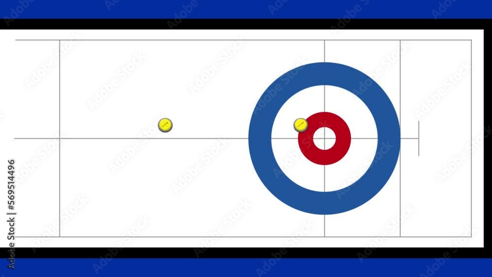 冬季スポーツ カーリングのショット 冬季スポーツ カーリングのショット