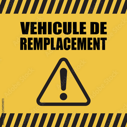 Logo véhicule de remplacement.