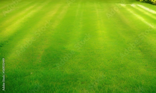 green grass field created with Generative AI © shital
