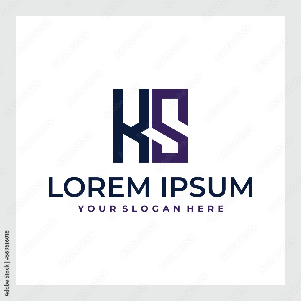 KS letter logo creative design. KS unique design KS letter logo creative design. KS unique design