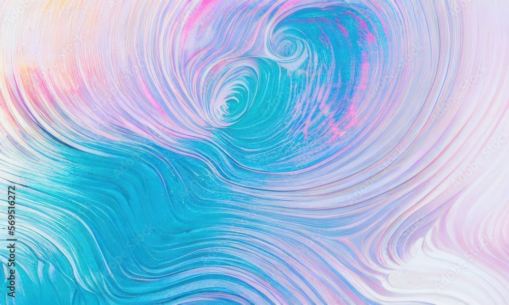 Abstract trendy holographic background created with Generative AI