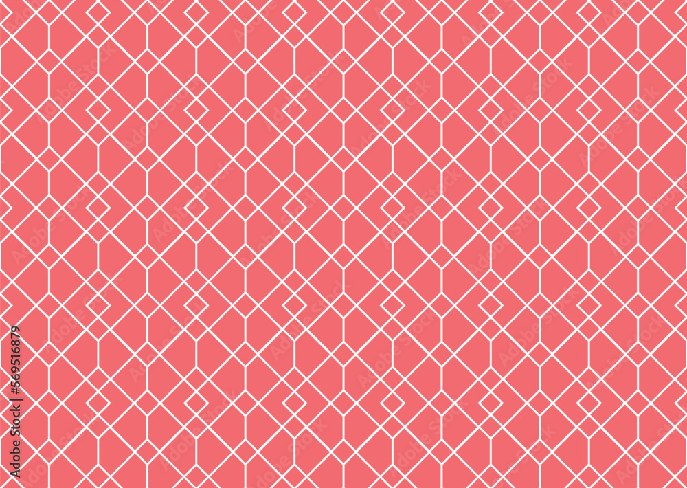 The geometric pattern with lines. Seamless vector background. White and pink texture. Graphic modern pattern. Simple lattice graphic design The geometric pattern with lines. Seamless vector background. White and pink texture. Graphic modern pattern. Simple lattice graphic design