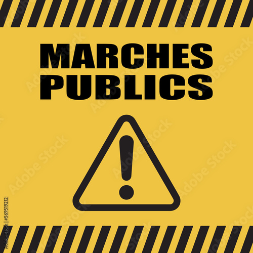 Logo marchés publics. photo