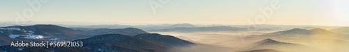 panorama of the mountains