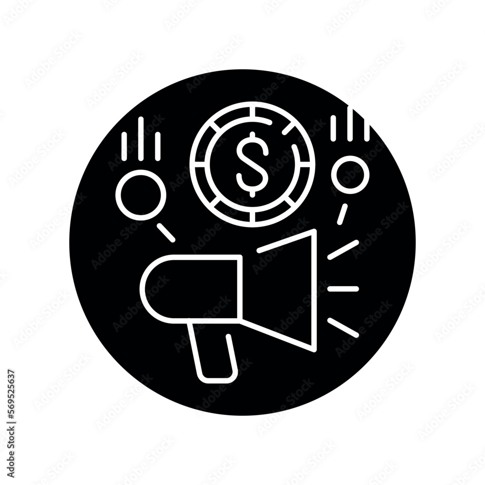 Marketing line icon. Business crowdfunding and Finance Marketing line icon. Business crowdfunding and Finance