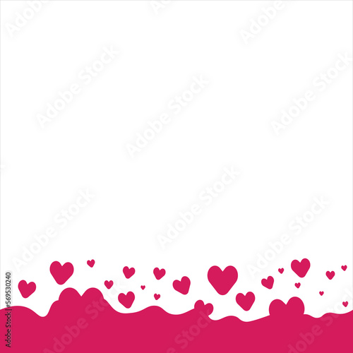 Heart Valentine Footer