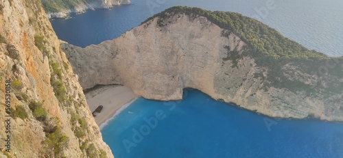 Plage de Navagio, île grecque de Zakynthos