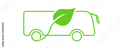 Eco car. Car charging at the charger station. Ecology transport concept vector illustration.