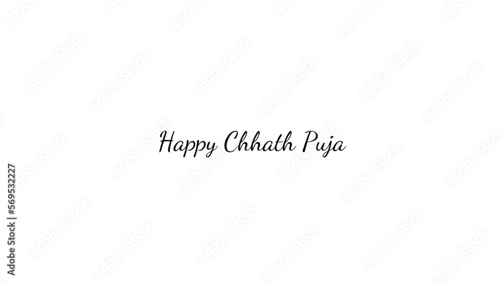 Happy Chhath Puja wish typography with transparent background Happy Chhath Puja wish typography with transparent background