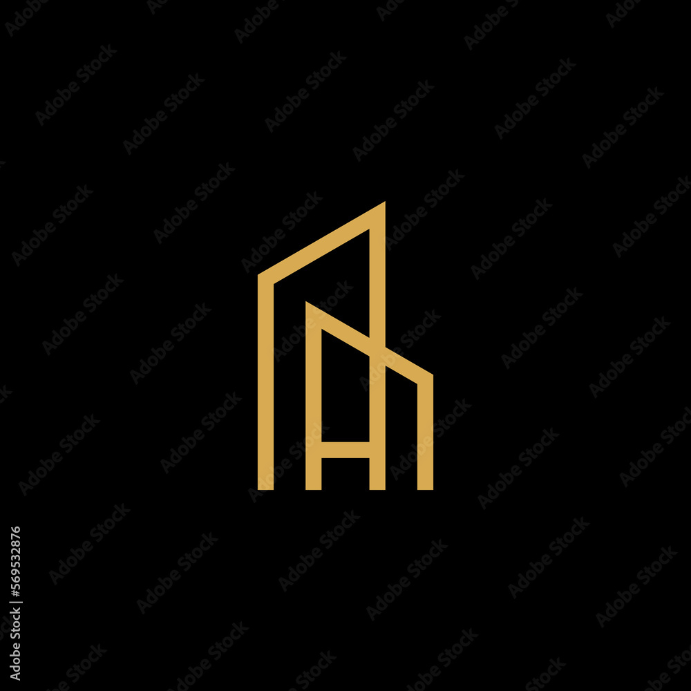 Building Apartment with Initial H House ,Home, logo design Building Apartment with Initial H House ,Home, logo design