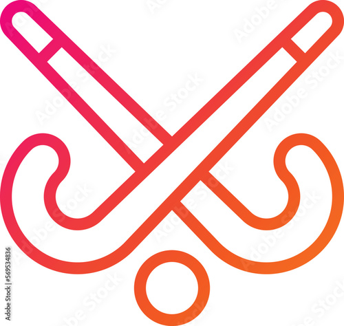 Hockey Vector Icon Design Illustration