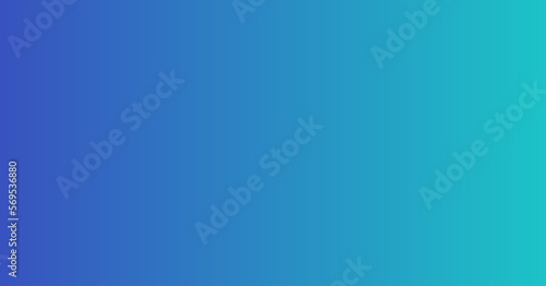 Blue turquoise gradient background banner. Vector illustration.