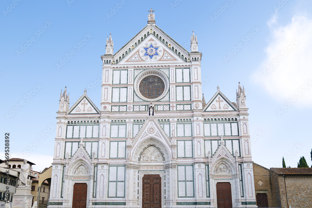 The Basilica di Santa Croce (Basilica of the Holy Cross), Florence, Italy