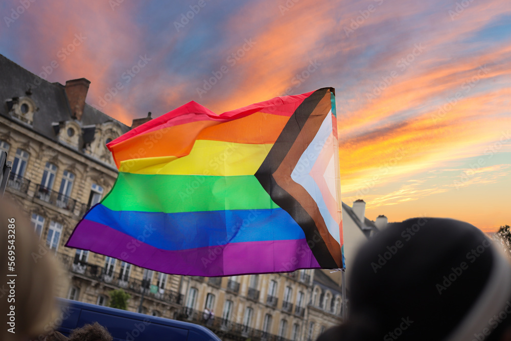 Drapeau LGBT Stock Photo Adobe Stock