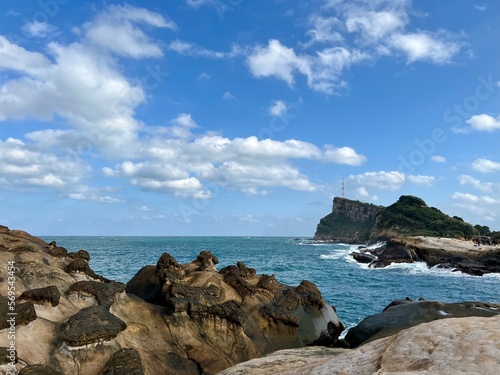 rocks and sea