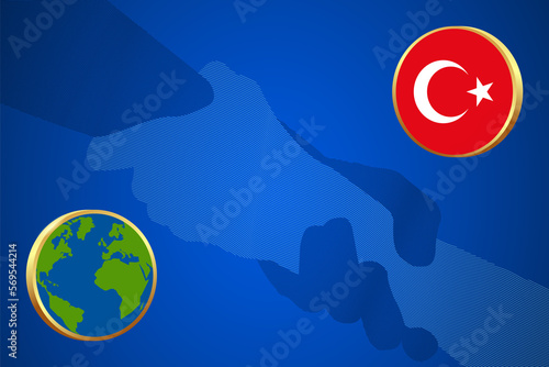 Post-Earthquake Aid Concept From World To Turkey.