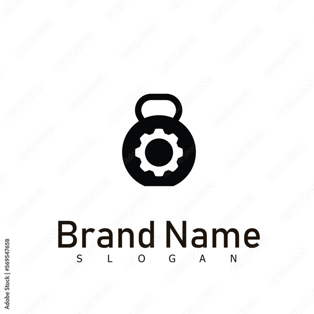 Kettlebell icon vector design templates Kettlebell icon vector design templates