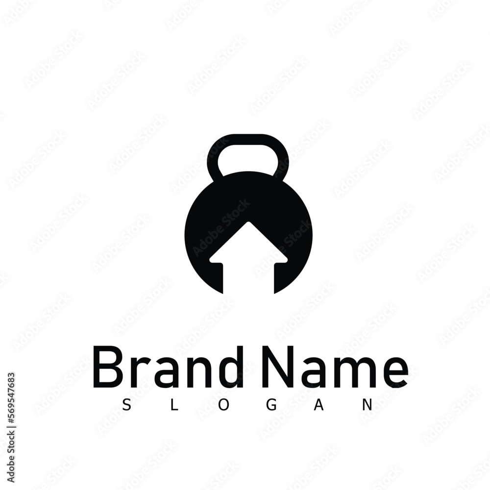 Kettlebell icon vector design templates Kettlebell icon vector design templates