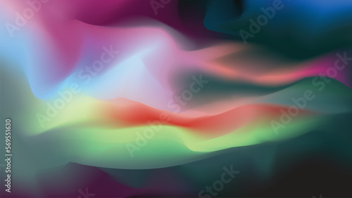 abstract background with soft and beautiful aurora nuances