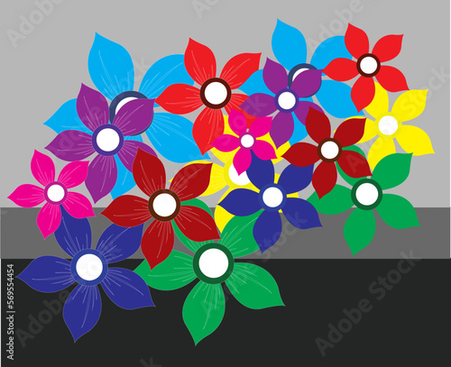 abstract flower