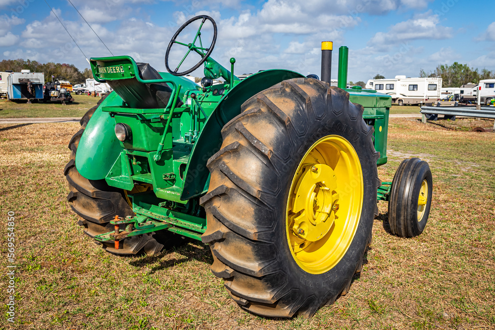 1952 John Deere Model R Standard Diesel Tractor Stock Photo | Adobe Stock