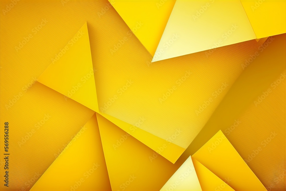 geometric yellow background or backdrop wallpaper with modern lines. ai generative geometric yellow background or backdrop wallpaper with modern lines. ai generative