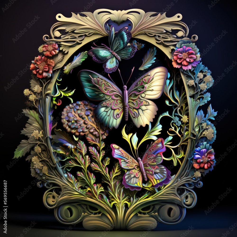 Spring Equinox carnival glass and filigree Spring Equinox carnival glass and filigree