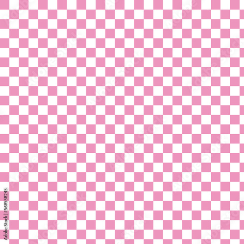 A full pink checkered totem can be used as a background.