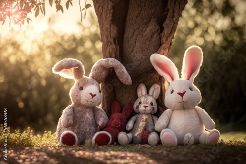 A bunny family